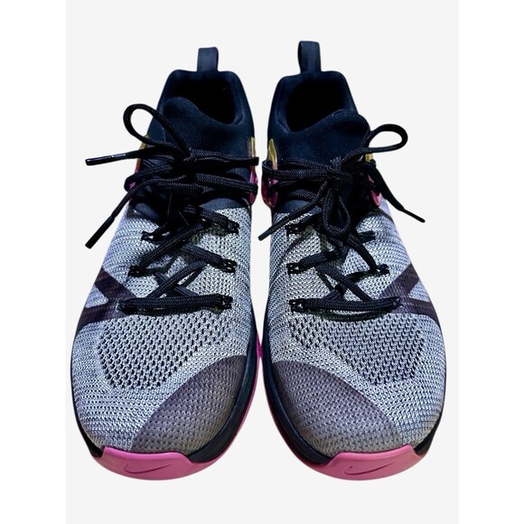 Nike Metcon Flyknit 3 Black/pink Training Running Shoe (AR5623 002) W10, M8.5 - Picture 3 of 8